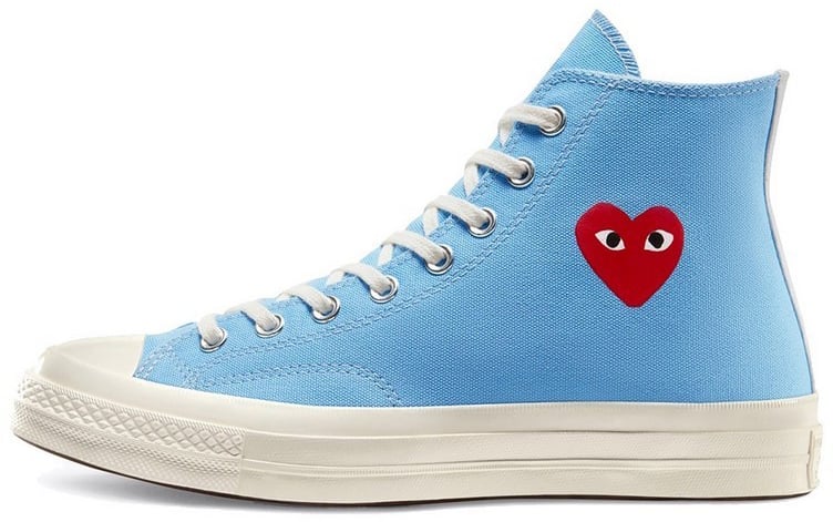 Comme des Garçons Converse Comme des Garçons Bleu Haute Blauw