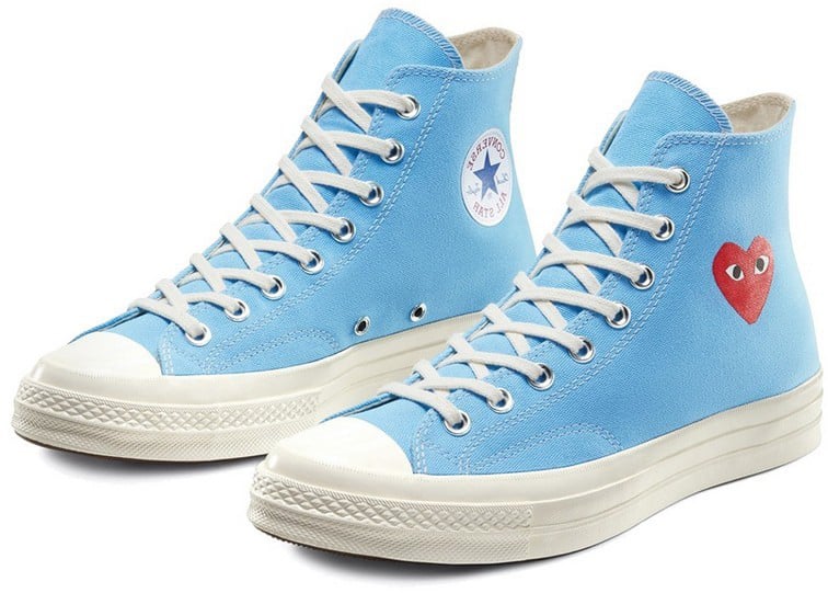 Comme des Garçons Converse Comme des Garçons Bleu Haute Blauw