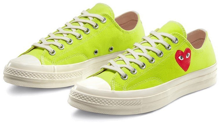 Comme des Garçons Converse Comme des Garçons Verte Basse Rood