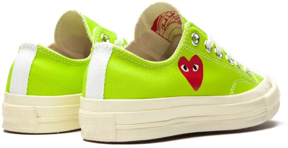 Comme des Garçons Comme Des Garçons Play X Converse Chuck 70 Ox Sneakers Groen