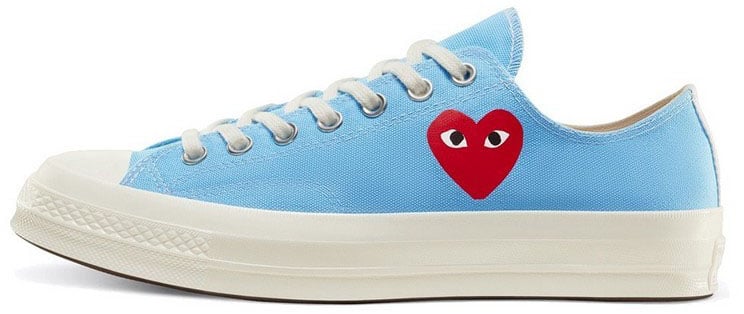 Comme des Garçons Converse Comme des Garçons Bleu Basse Blauw