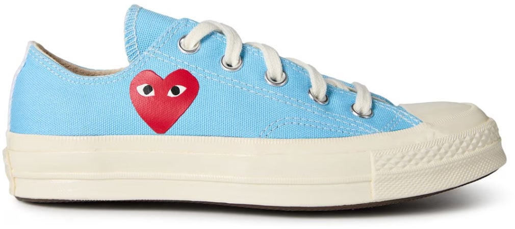 Comme des Garçons Comme Des Garçons Play X Converse Chuck 70 Ox Sneakers Blauw