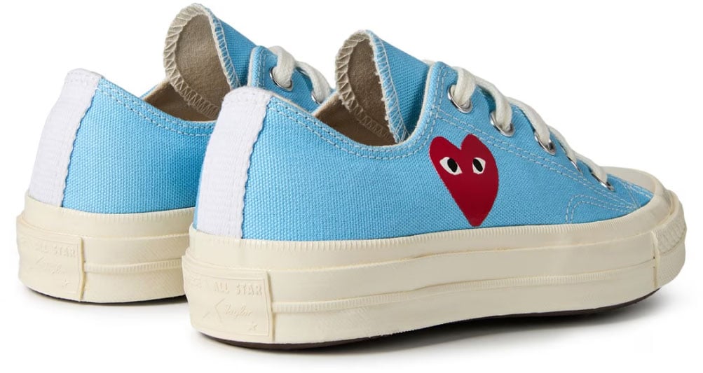 Comme des Garçons Comme Des Garçons Play X Converse Chuck 70 Ox Sneakers Blauw