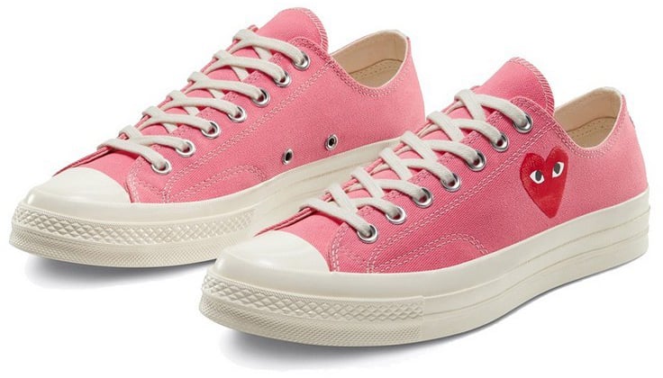 Comme des Garçons Converse Comme des Garçons Rose Basse Roze