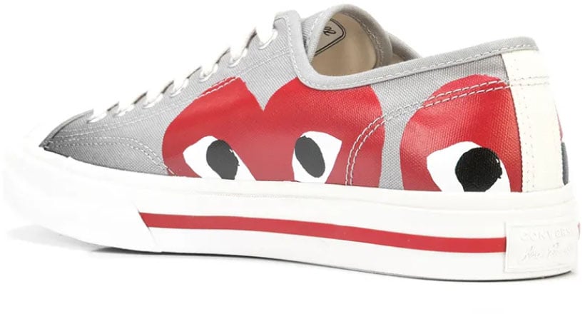 Comme des Garçons Comme Des Garçons Play X Converse Jack Purcell Sneakers Grijs