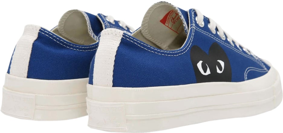 Comme des Garçons Comme Des Garçons Play X Converse Chuck 70 Ox Sneakers Blauw