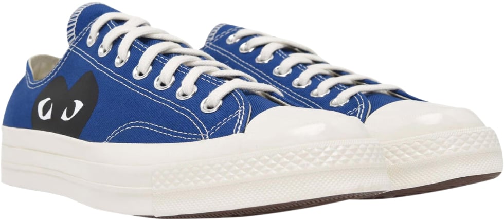Comme des Garçons Comme Des Garçons Play X Converse Chuck 70 Ox Sneakers Blauw