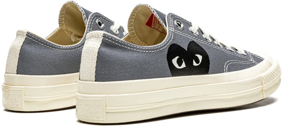 Comme des Garçons Comme Des Garçons Play X Converse Chuck 70 Ox Sneakers Grijs