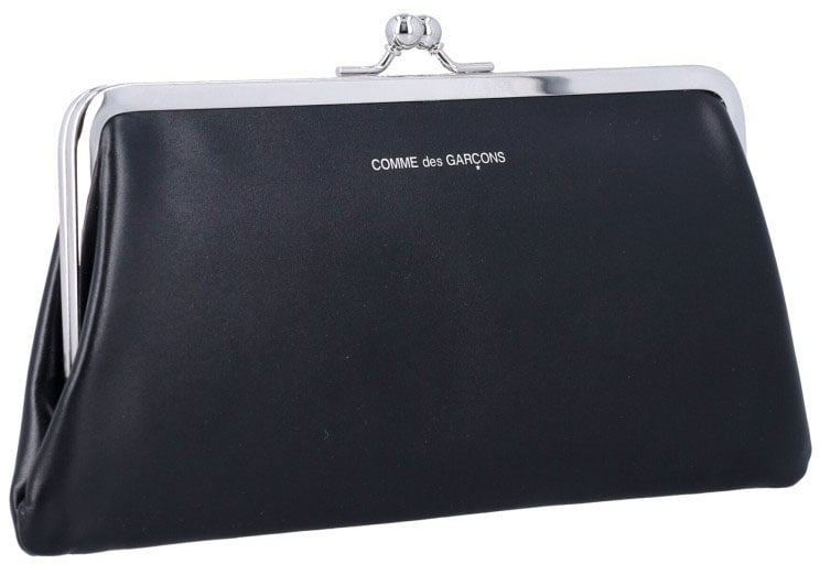 Comme des Garçons Kiss Clasp Wallet L Zwart