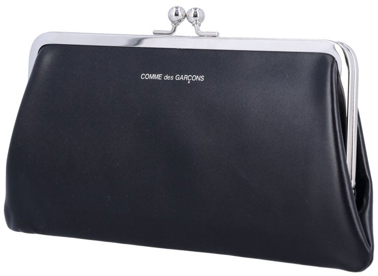 Comme des Garçons Kiss Clasp Wallet L Zwart