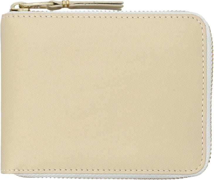 Comme des Garçons Classic Small Wallet Zip Around Geel