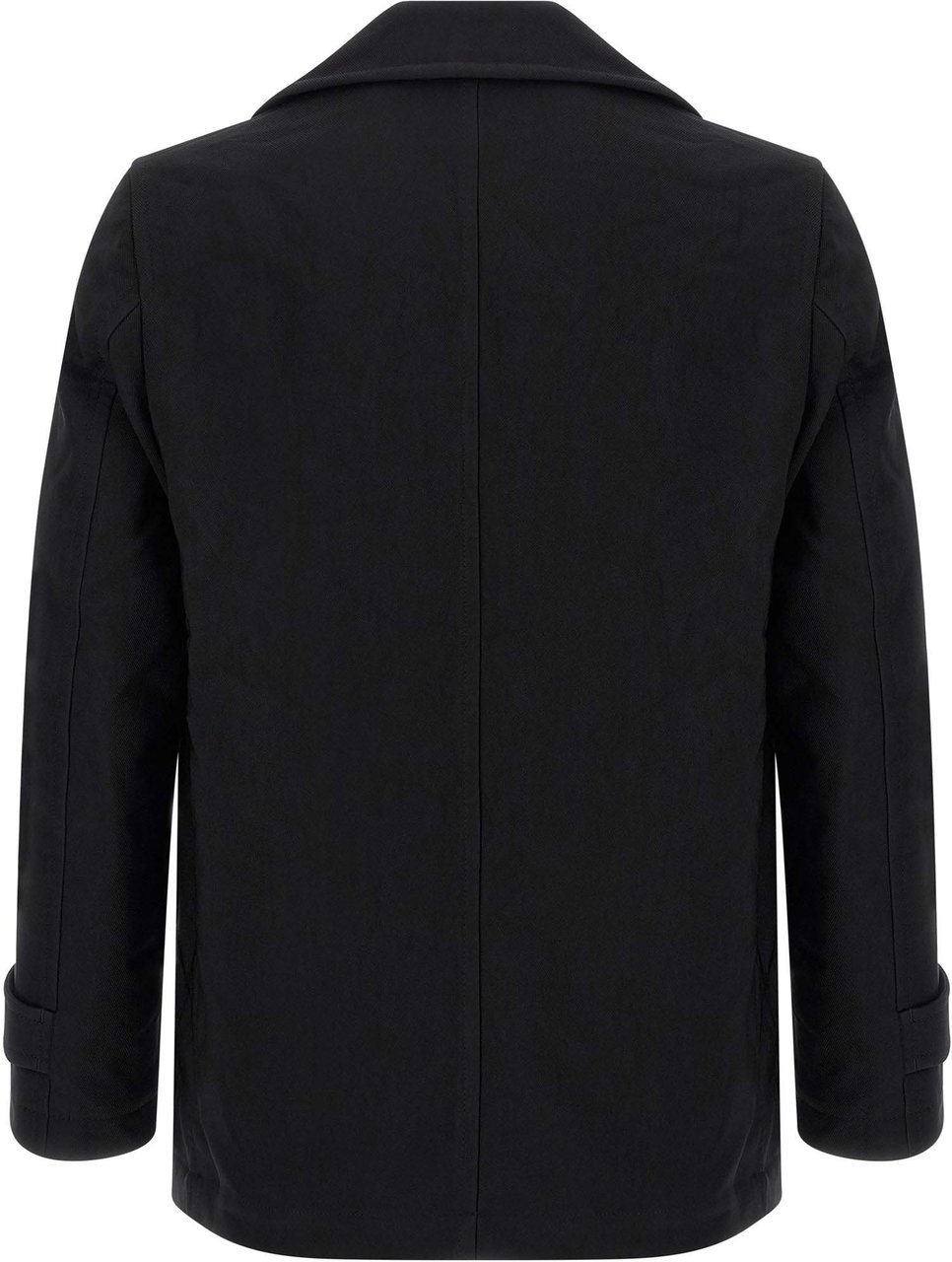 Comme Des Garçons Black Polyester Coat Zwart