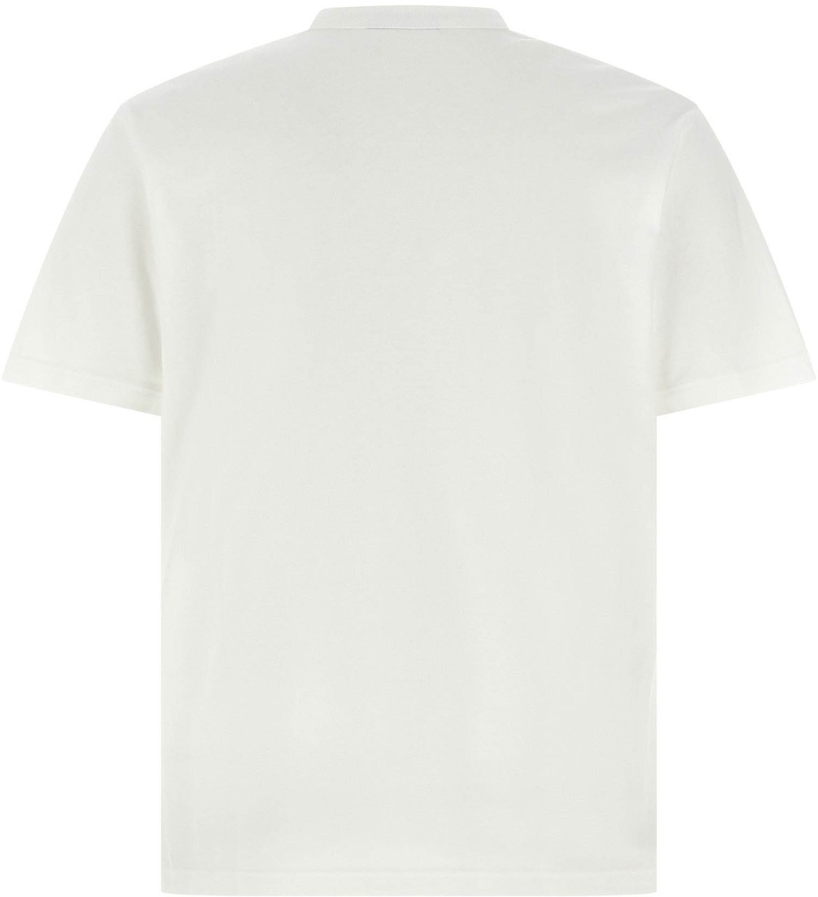 Comme Des Garçons White Cotton T-Shirt Wit