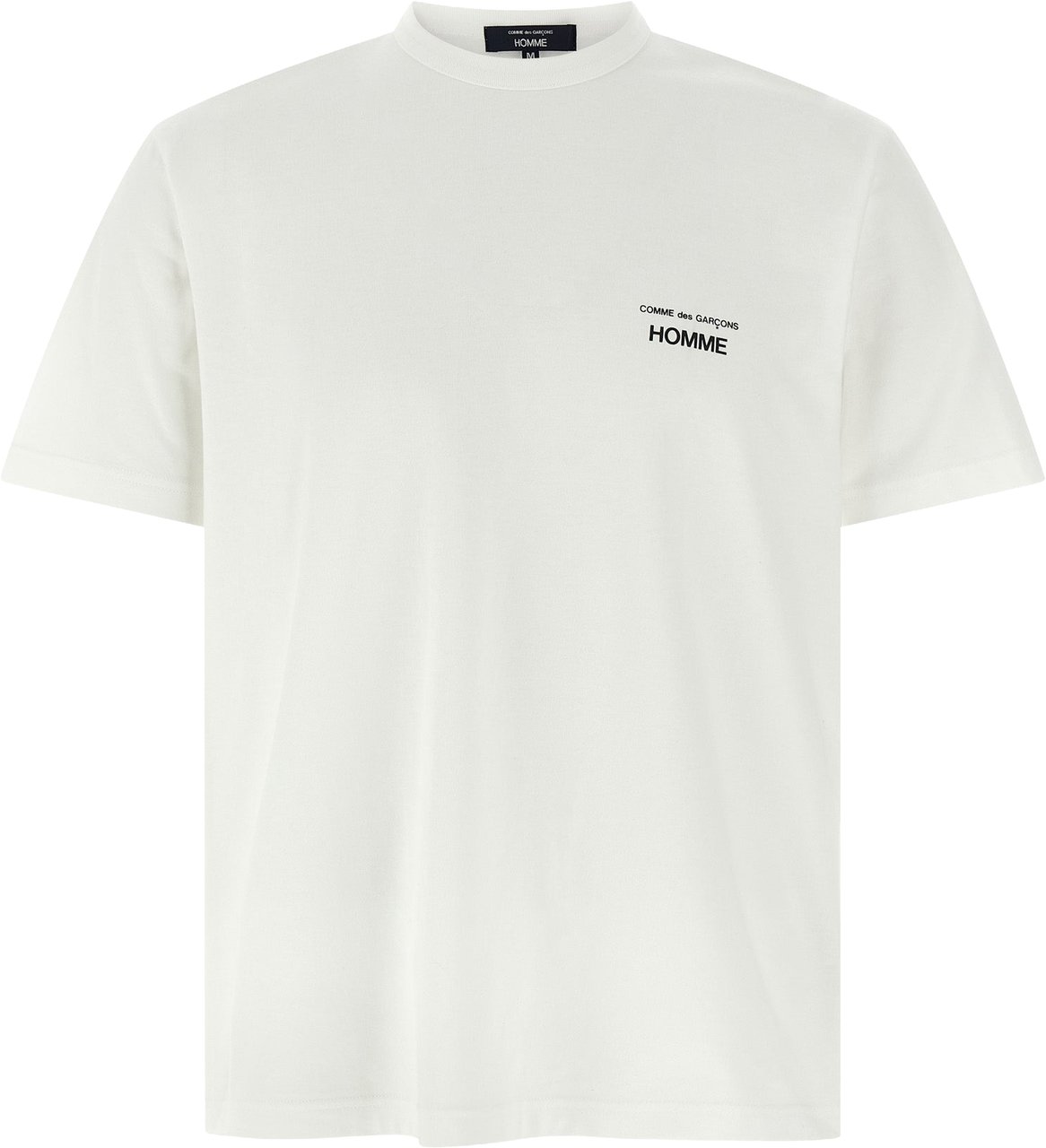 Comme Des Garçons White Cotton T-Shirt Wit