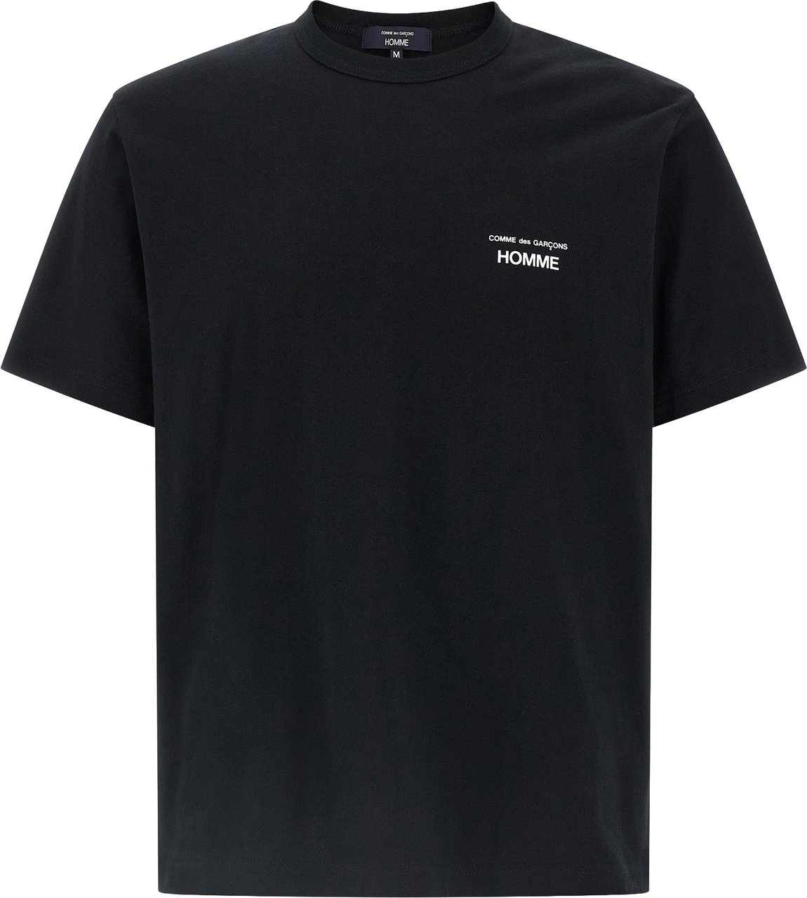 Comme Des Garçons Black Cotton T-Shirt Zwart