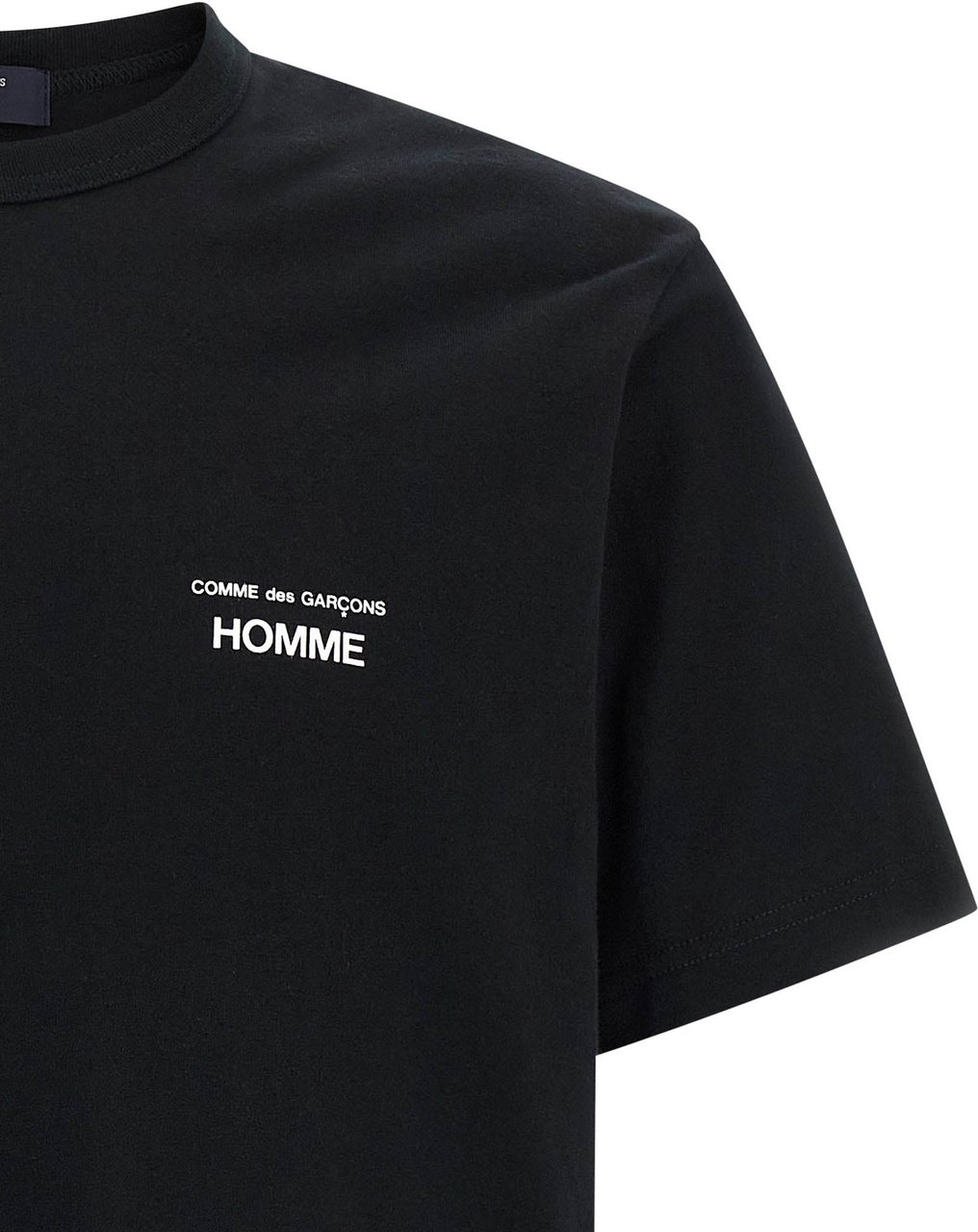 Comme Des Garçons Black Cotton T-Shirt Zwart