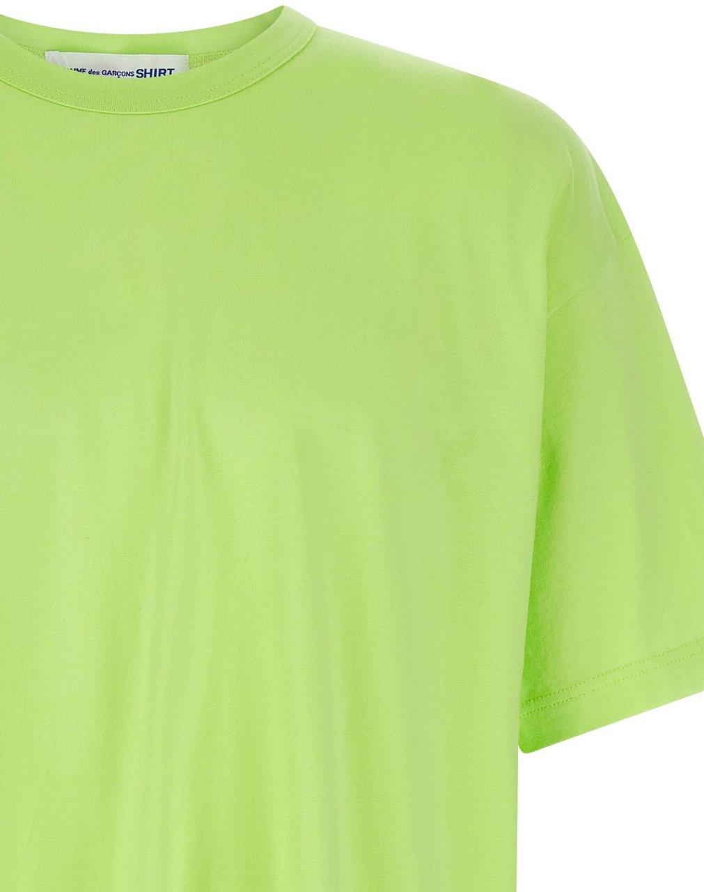 Comme Des Garçons Bicolor Cotton T-Shirt Oranje