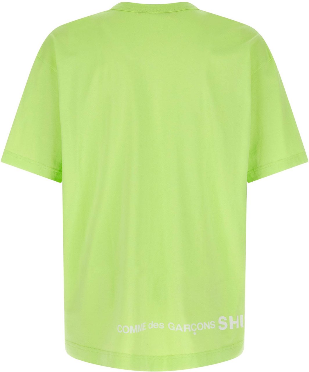 Comme Des Garçons Bicolor Cotton T-Shirt Oranje