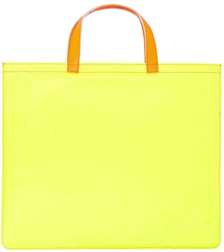 Comme des Garçons Super Fluo Tote Bag Maroon