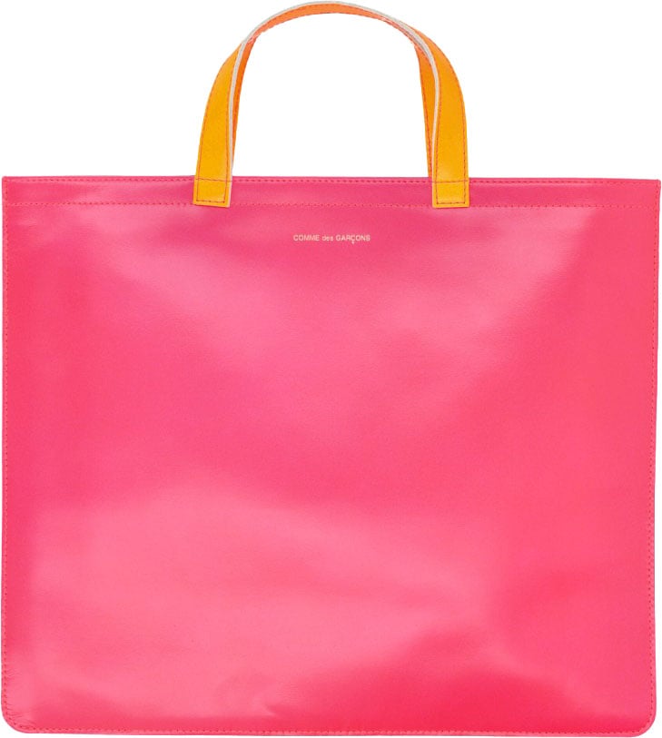 Comme des Garçons Super Fluo Tote Bag Maroon