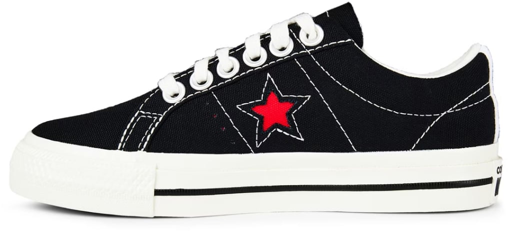 Comme Des Garçons Play X Converse One Star Ox Sneakers Zwart