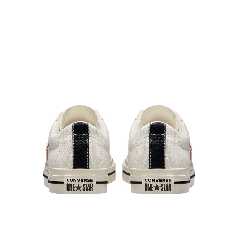 Comme des Garçons Converse Comme des Garçons Low Red Heart One Star White Wit