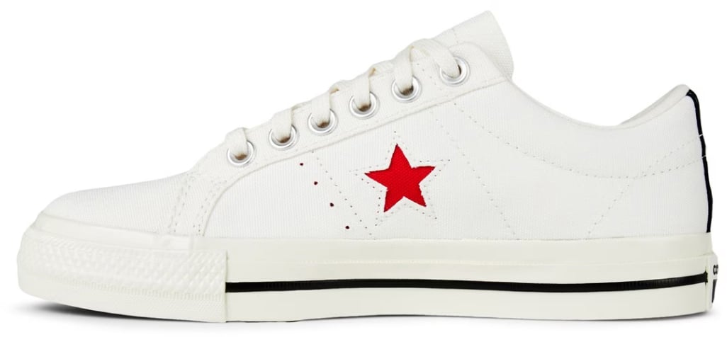 Comme des Garçons Comme Des Garçons Play X Converse One Star Ox Sneakers Wit