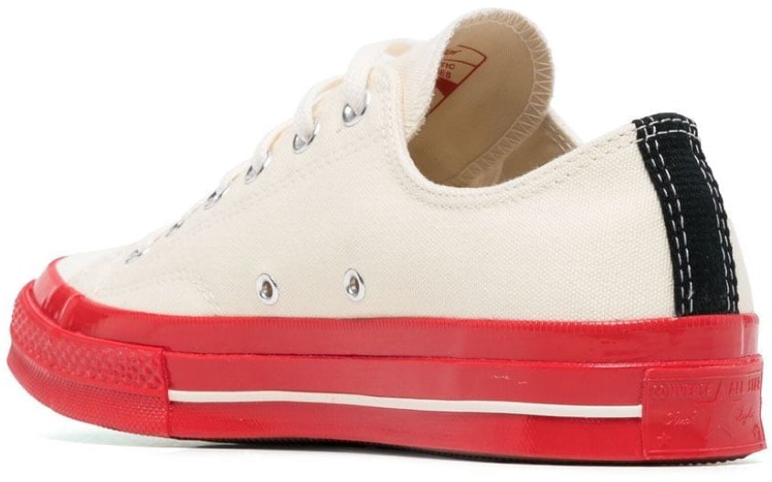 Comme des Garçons Comme Des Garçons Play X Converse Chuck 70 Sneakers Wit