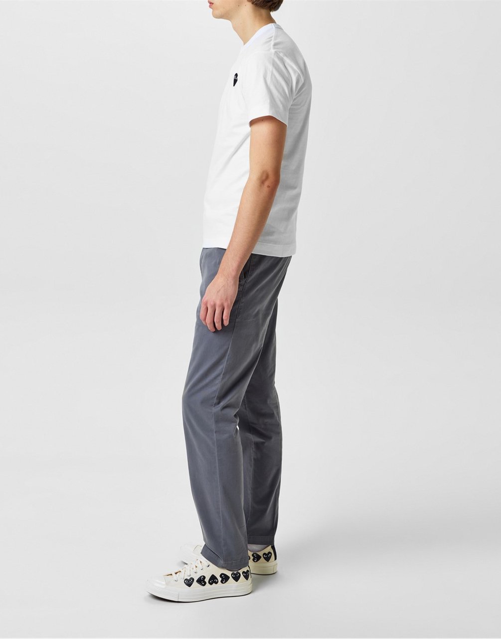 Comme des Garçons Comme Des Garçons Play X Converse Chuck 70 Ox Sneakers Wit