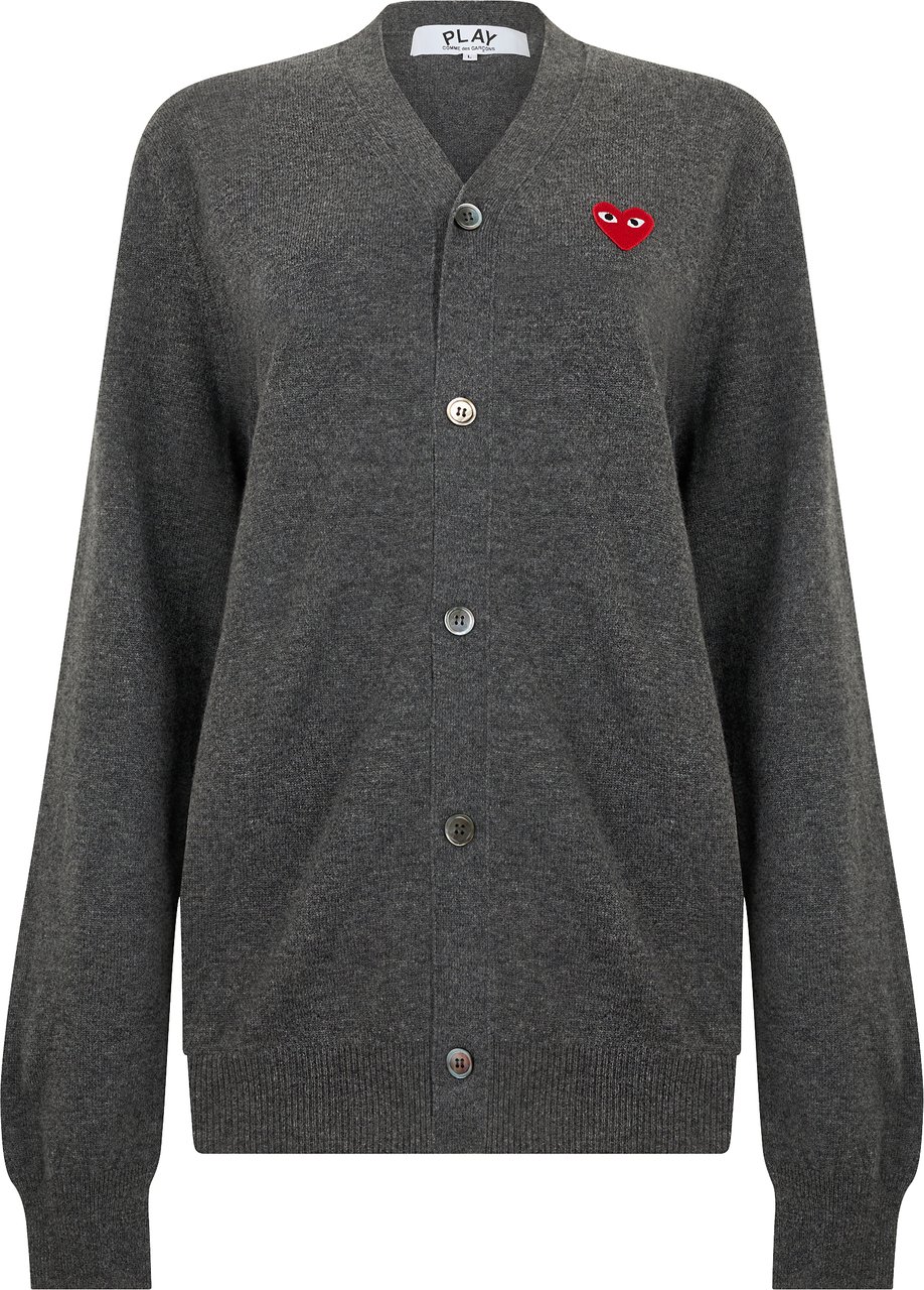 Comme des Garçons Wool cardigan Grijs