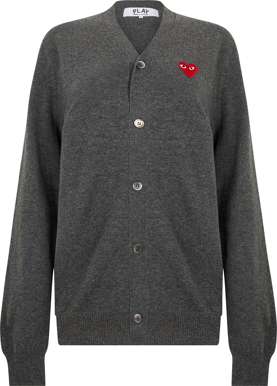 Comme des Garçons Wool cardigan Grijs