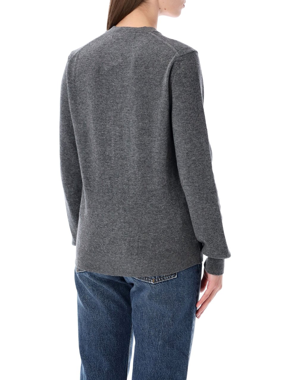 Comme des Garçons Cuore Rosso Round Collar Cardigan Grijs
