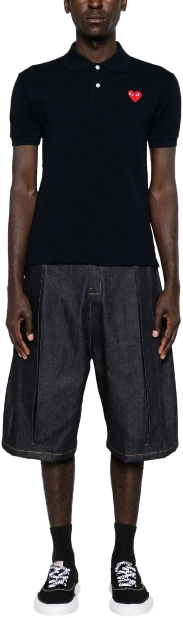 Comme des Garçons T-Shirts And Polos Blue Blauw