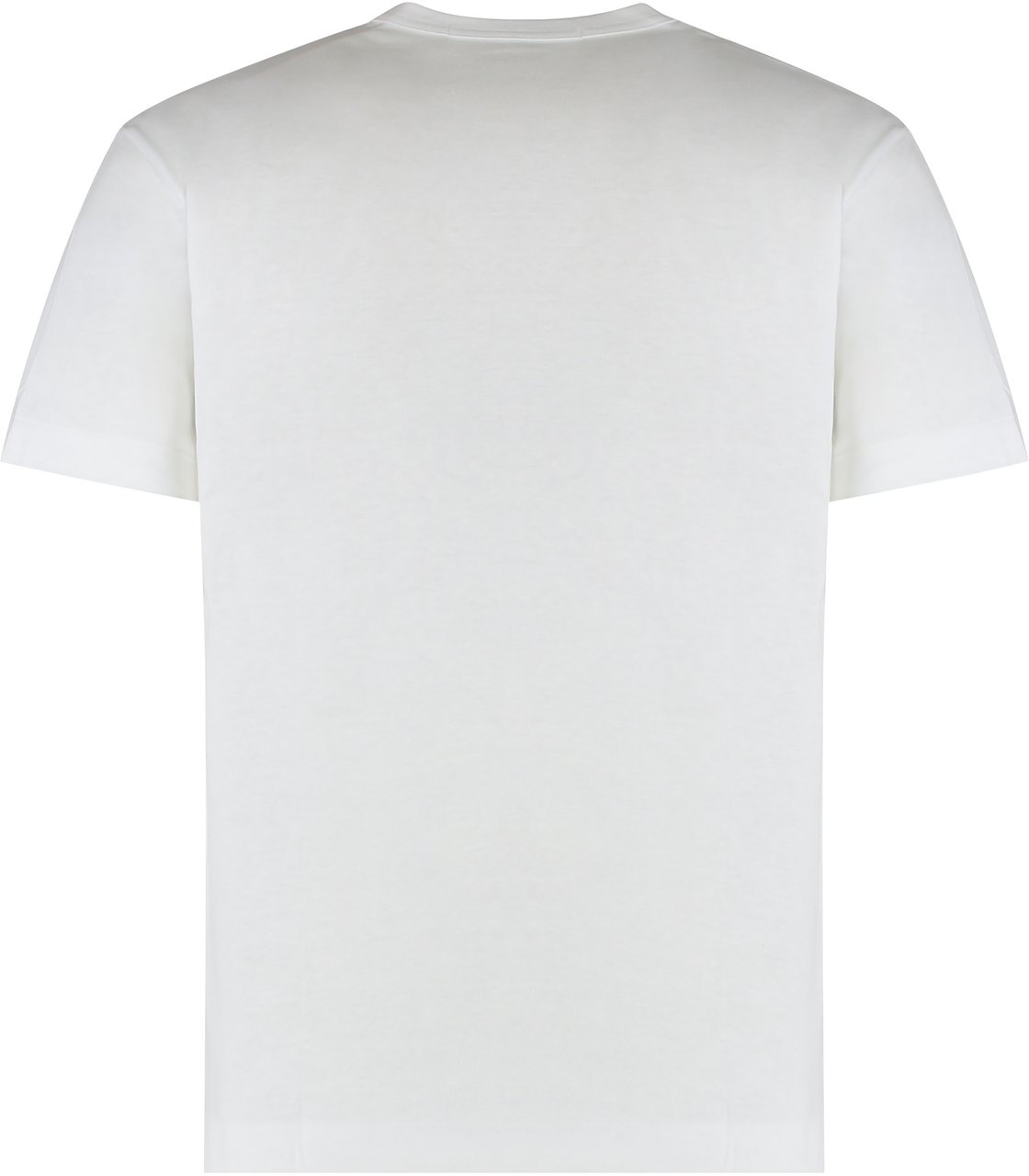 Comme des Garçons Cotton T-shirt with logo Wit
