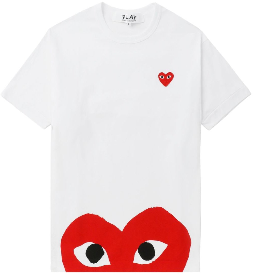 Comme des Garçons T-Shirts And Polos Bianco Wit