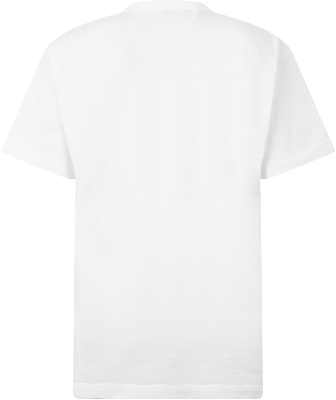 Comme des Garçons Cotton T-shirt with logo Wit