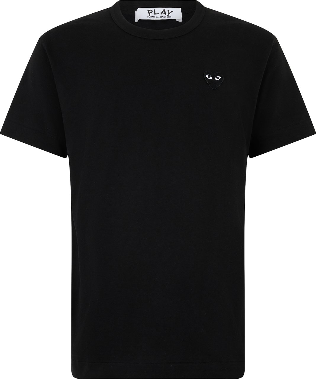 Comme des Garçons Cotton T-shirt with short sleeves Zwart