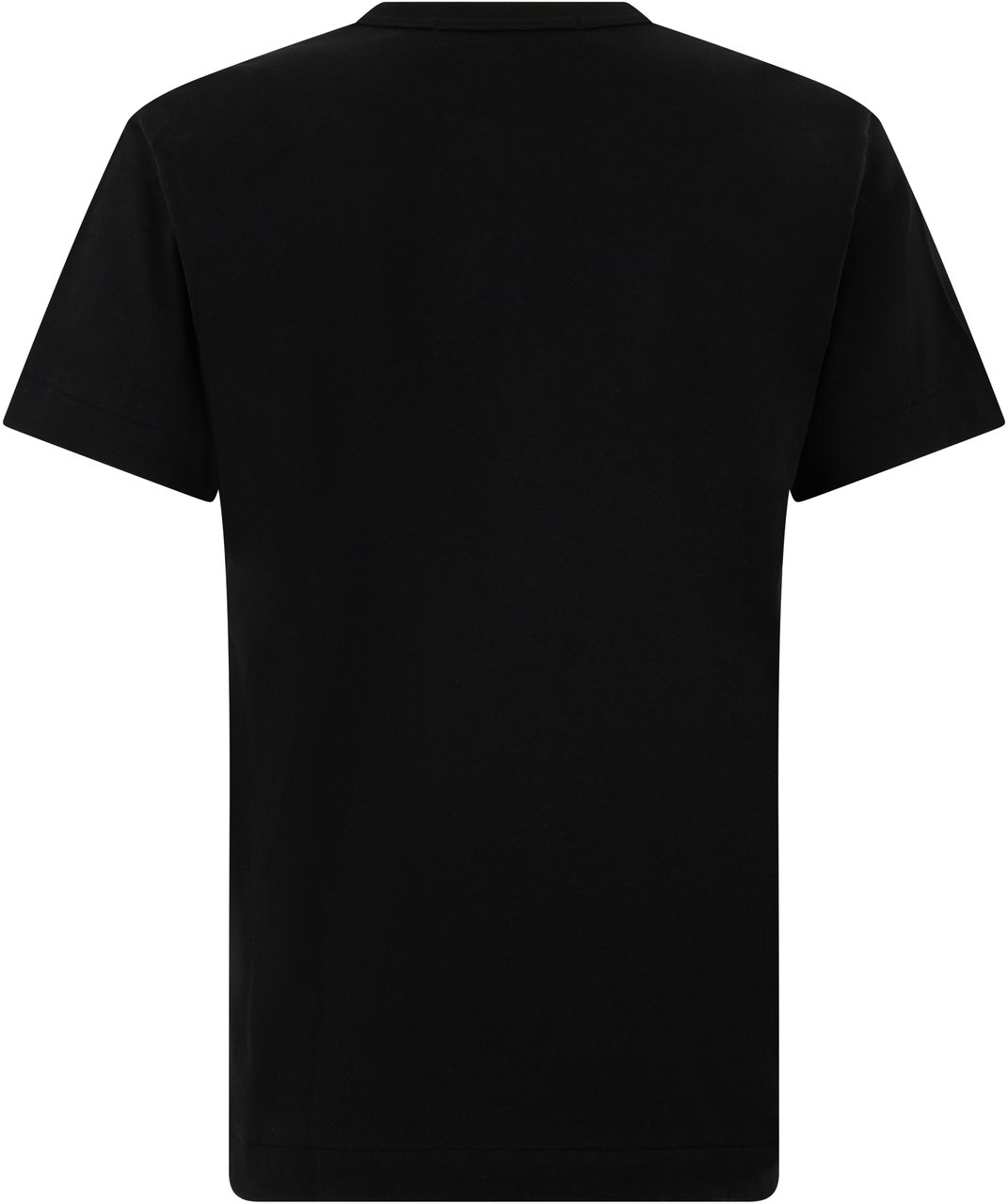 Comme des Garçons Cotton T-shirt with short sleeves Zwart