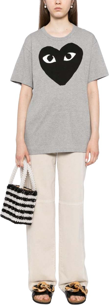Comme des Garçons T-Shirts And Polos Grey Lichtgrijs
