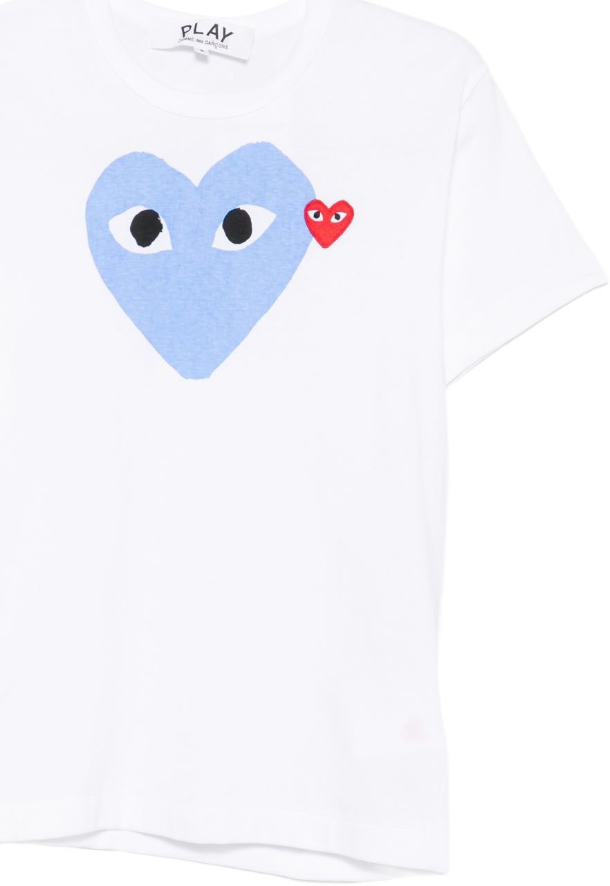 Comme des Garçons T-Shirts And Polos Navy Wit