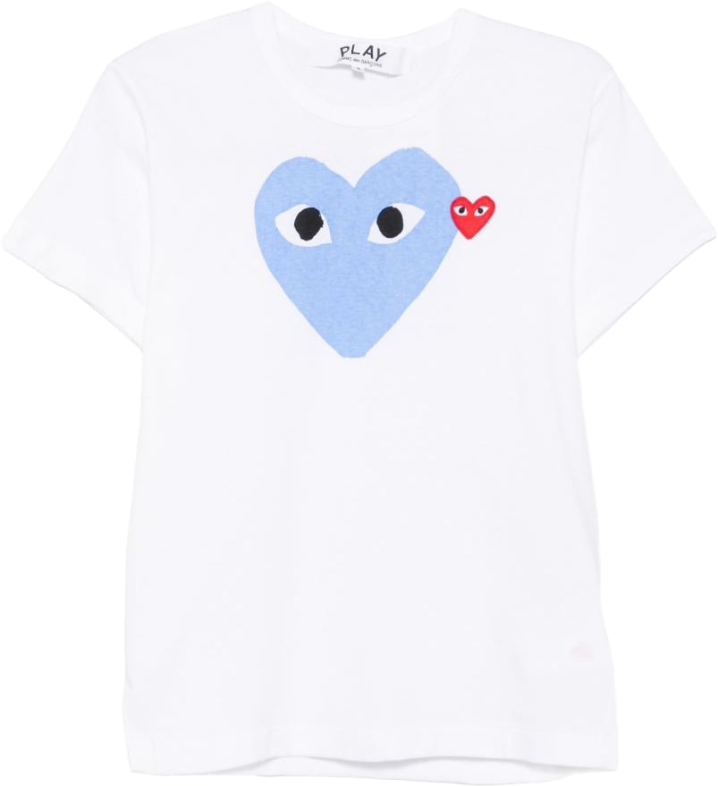 Comme des Garçons T-Shirts And Polos Navy Wit