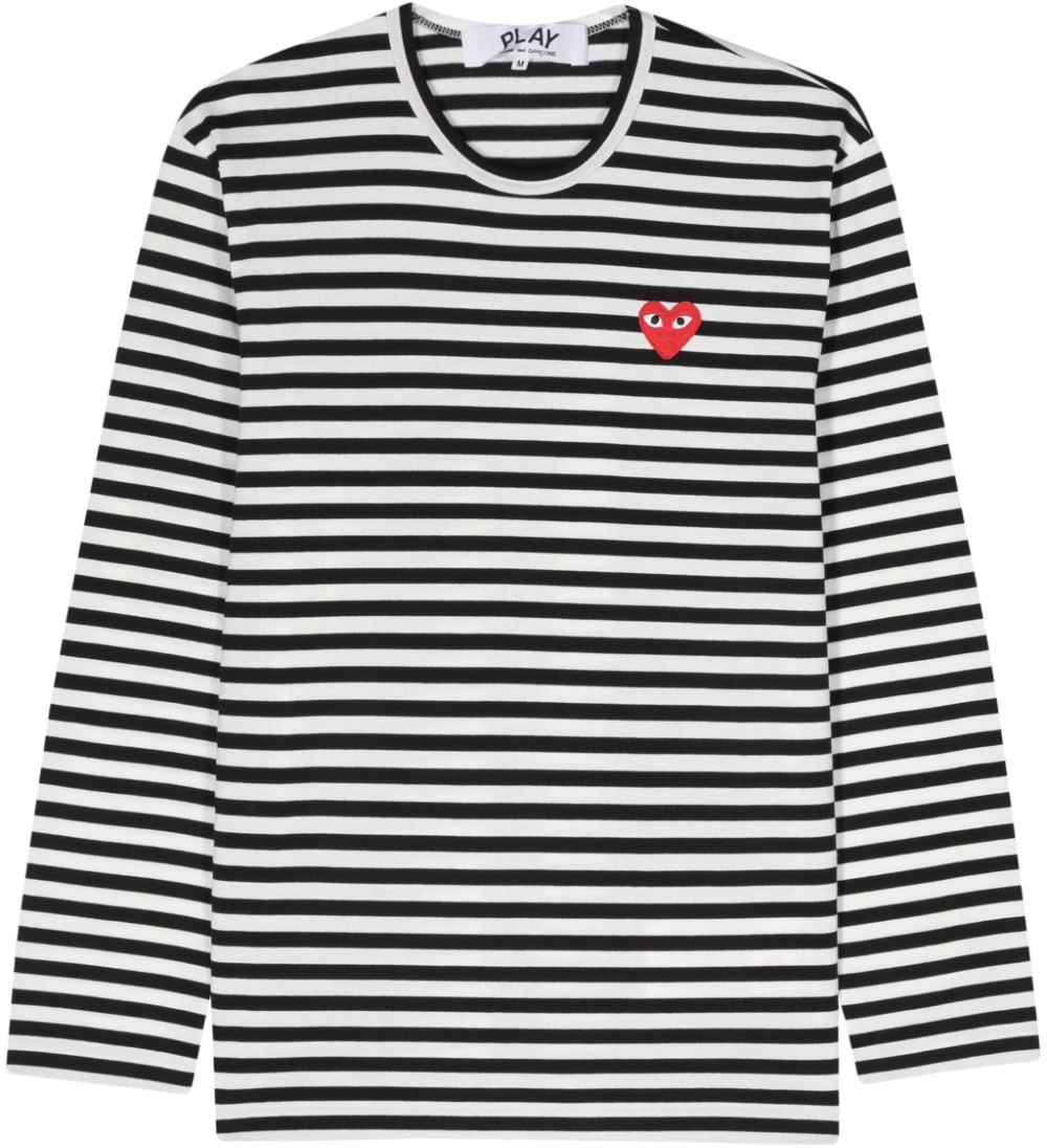 Comme des Garçons T-Shirts And Polos Black Zwart