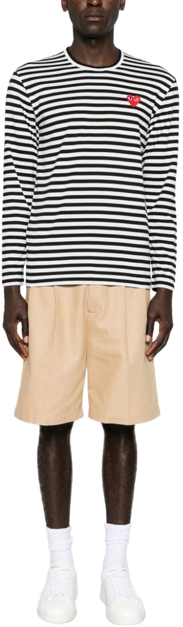 Comme des Garçons T-Shirts And Polos Black Zwart