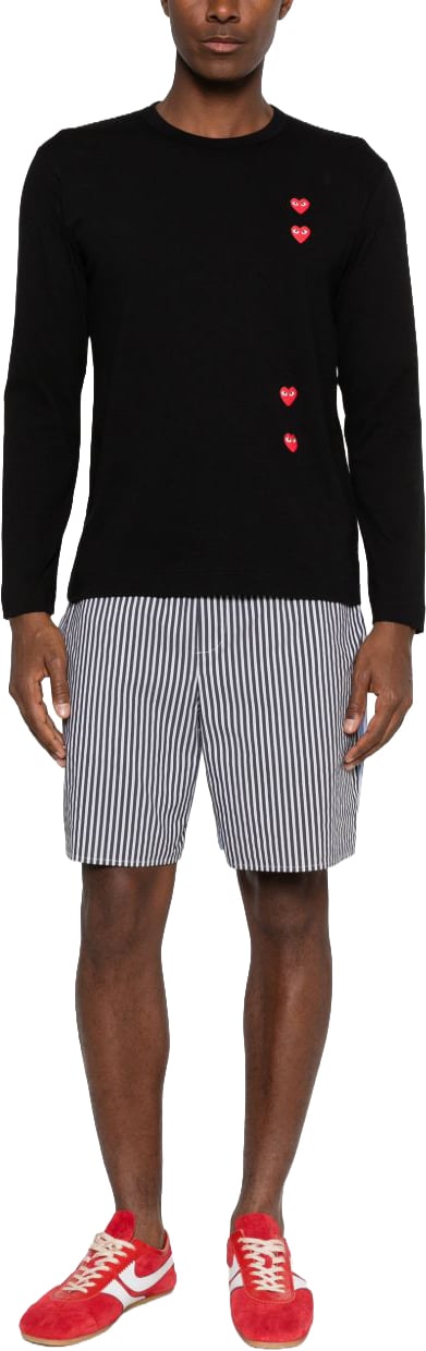 Comme des Garçons T-Shirts And Polos Black Zwart