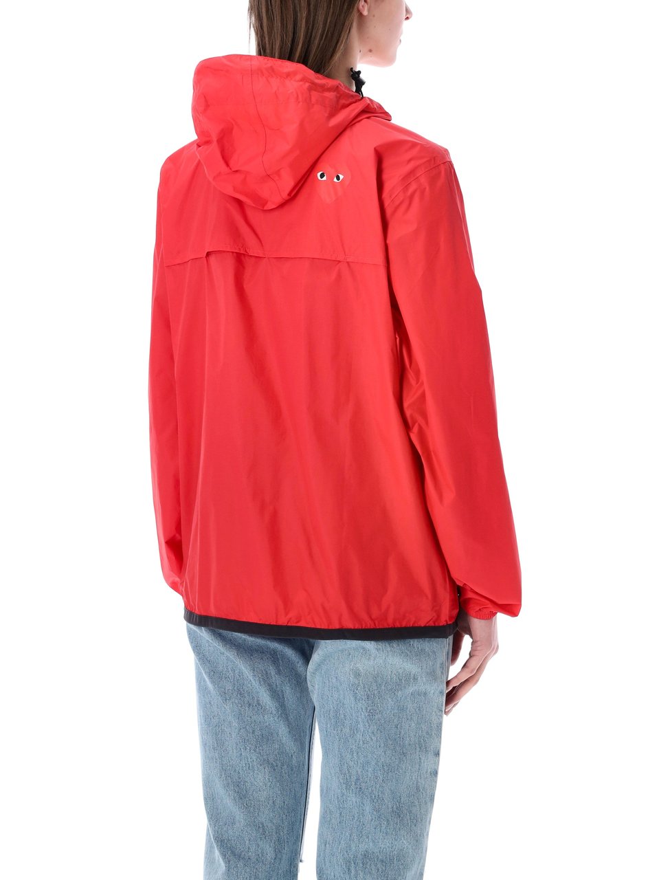 Comme des Garçons Play Impermeabile Light Nylon Jacket Rood