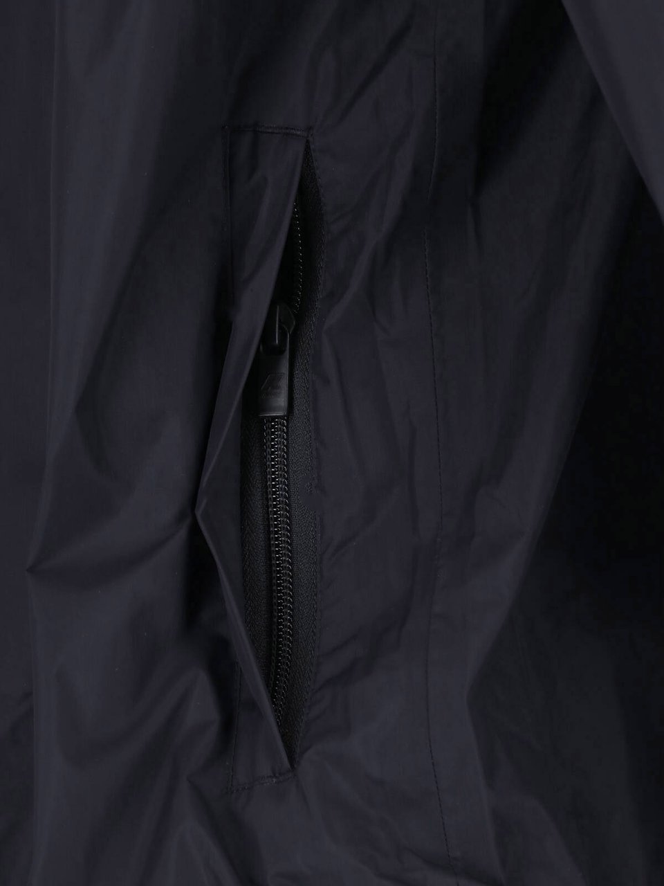 Comme des Garçons Black Minimalist Hooded Zippered Jacket Zwart