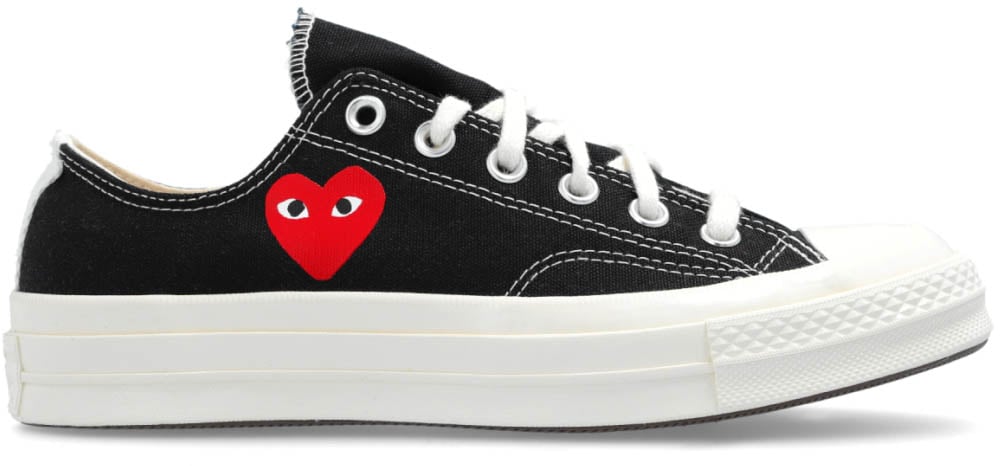 Comme des Garçons Comme Des Garçons Play X Converse Chuck 70 Ox Sneakers Zwart