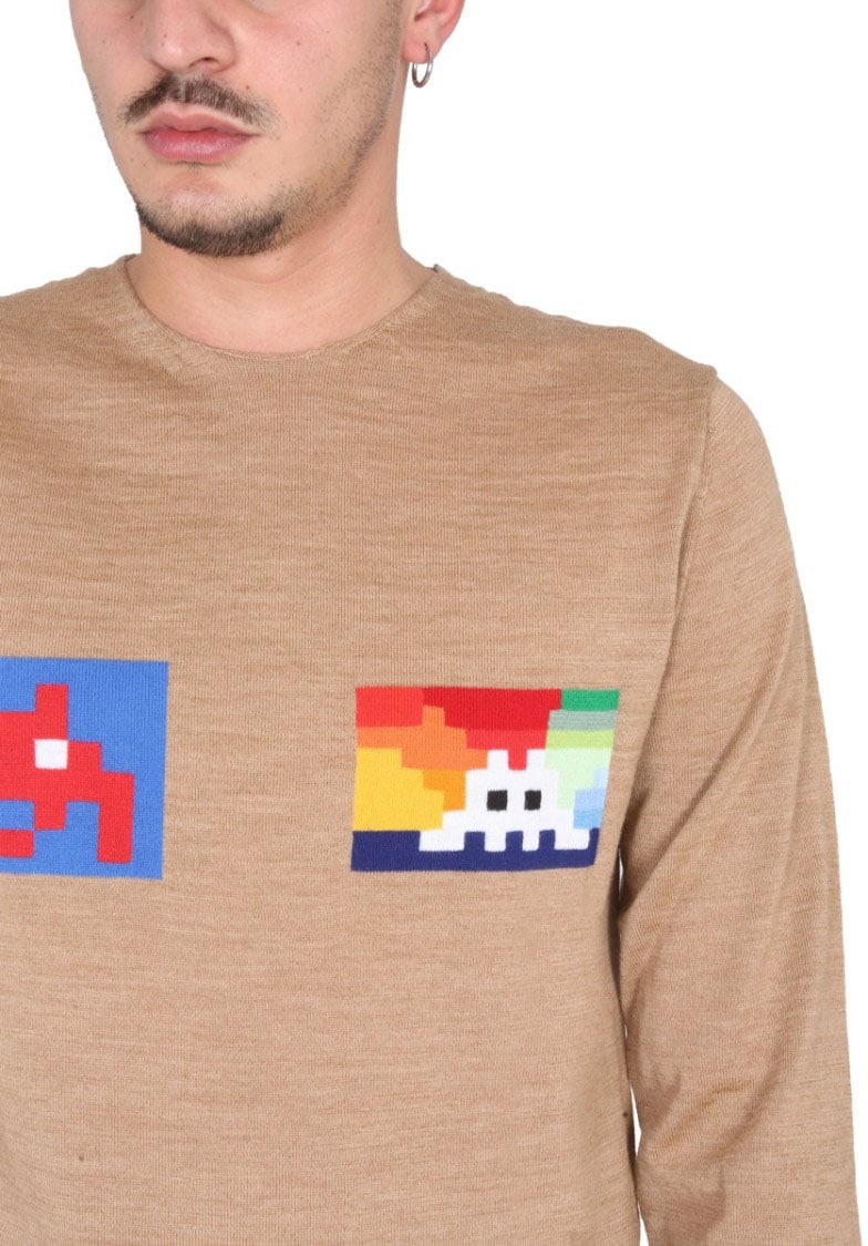 Comme des Garçons Regular Fit Wool Jersey Neutraal