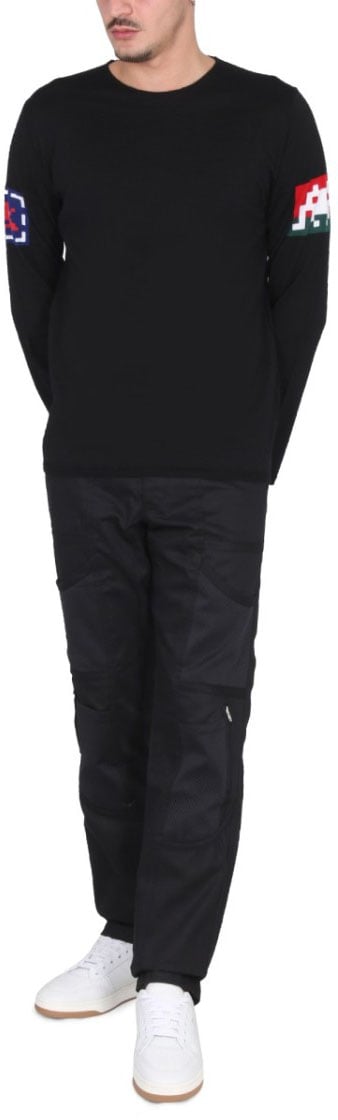 Comme des Garçons Black Wool Jersey Zwart