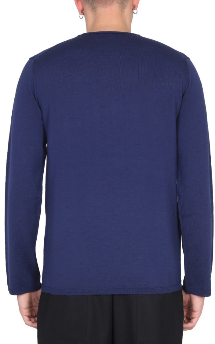 Comme des Garçons Pixelated Graphic Wool Jersey Sweater Groen
